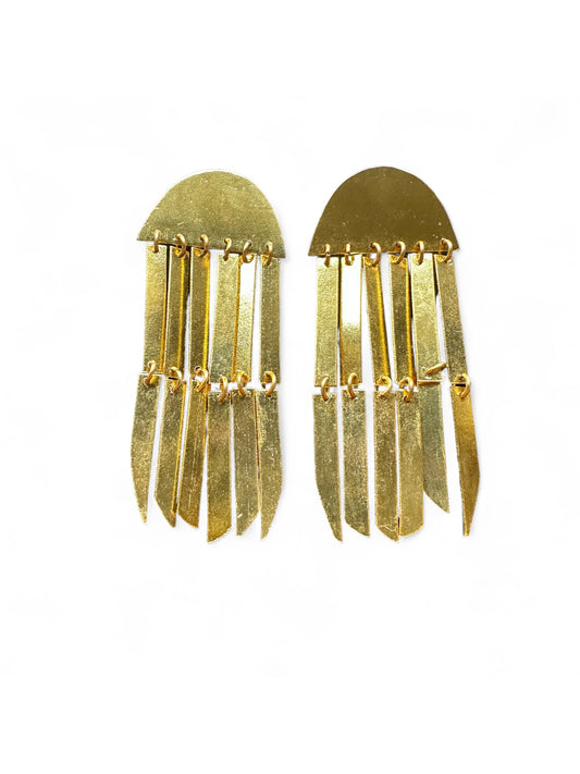 Jellyfish Gold Earrings
